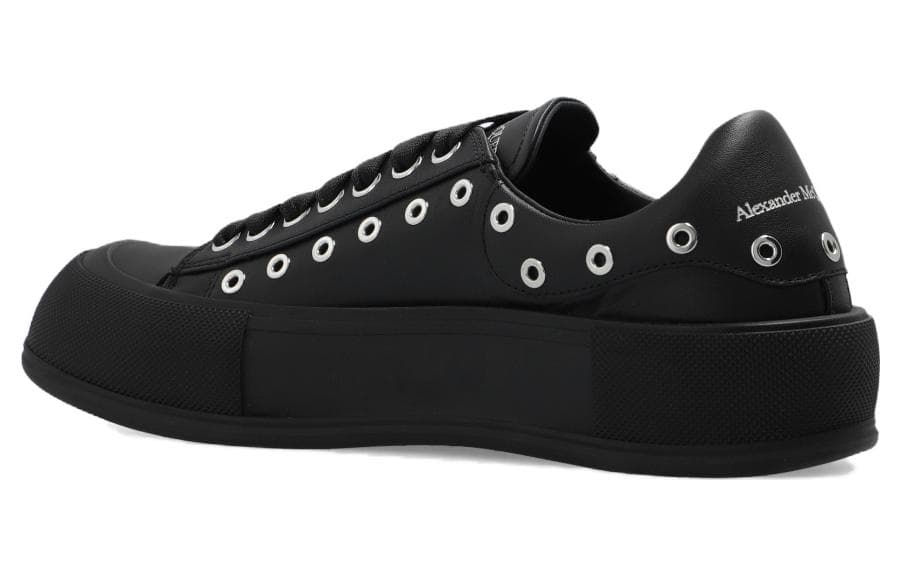 Кроссовки Alexander McQueen Deck Low Black - изображение 3