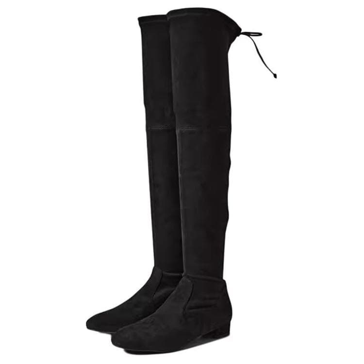 Ботинки Stuart Weitzman Sw Genna Колено Высокие сапоги Женские Черные - изображение 2