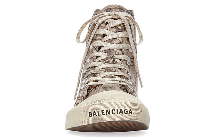 Кеды Balenciaga Paris High-Top Brown - изображение 3