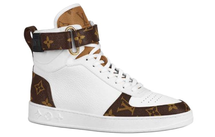Кроссовки Louis Vuitton Boombox High-Top Sneakers White - изображение 2