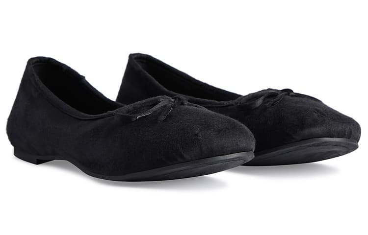 Тапочки Balenciaga Satin Ballet Flats Black - изображение 3