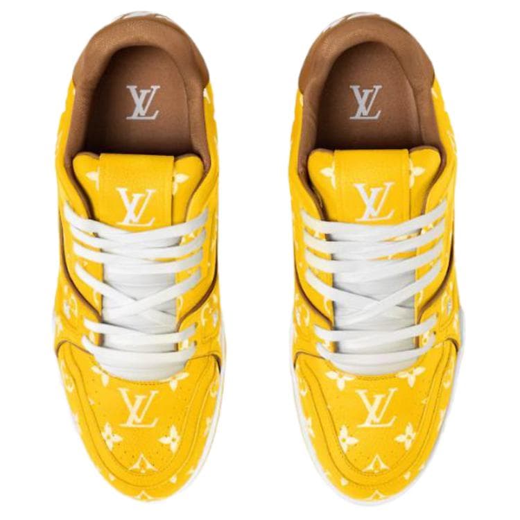 Кроссовки Louis Vuitton Trainer Yellow - изображение 4