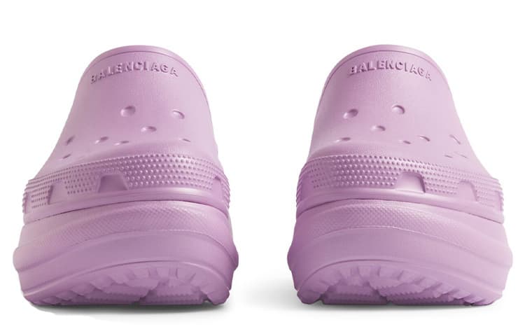 Сандалии Balenciaga Crocs Домашние тапочки с резиновым покрытием женские фиолетовые - изображение 3