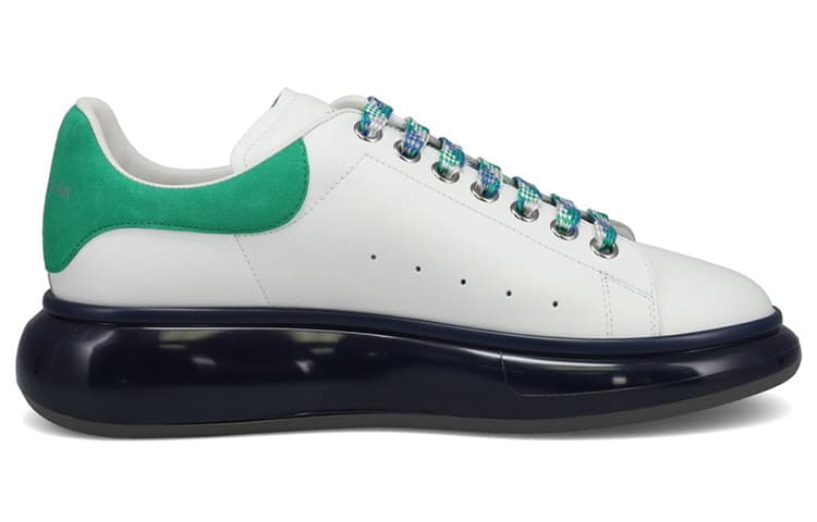 Кроссовки Alexander McQueen Fashion Sneakers White Green - изображение 2
