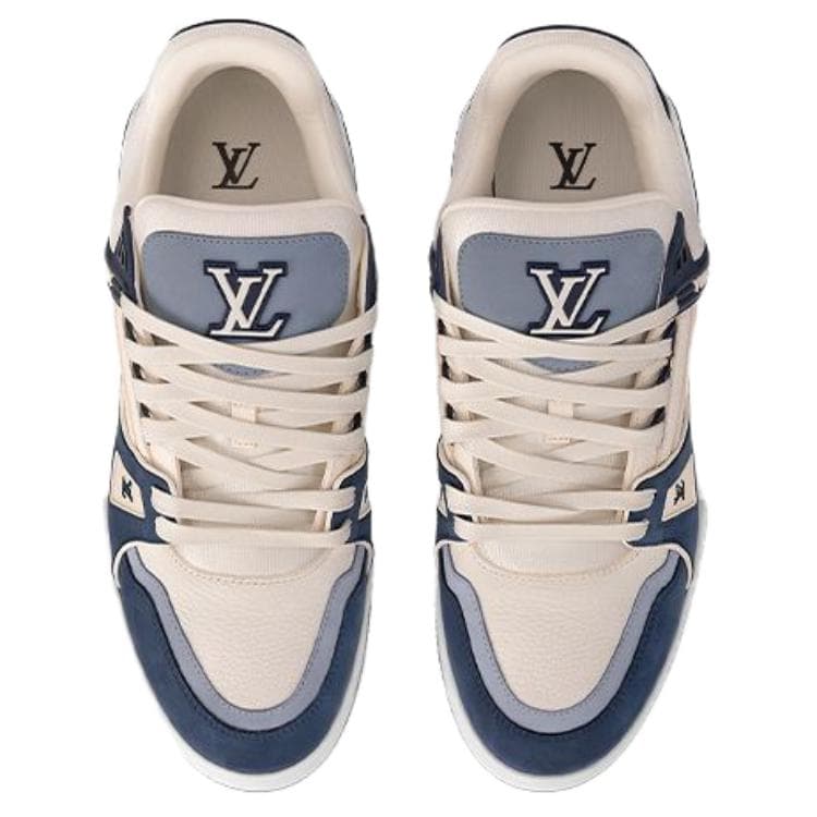 Кроссовки Louis Vuitton Trainer Ocean Blue - изображение 3