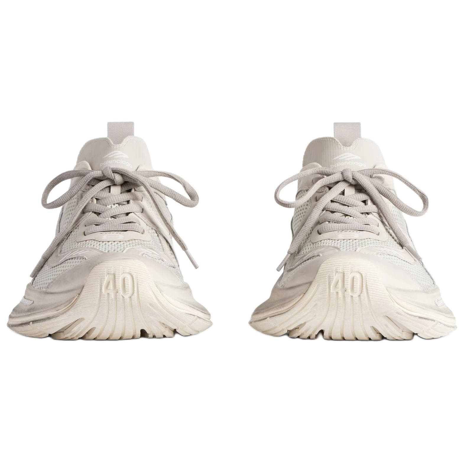 Кроссовки Balenciaga Circuit Low Топ Массивные кроссовки Женские Бежевый - изображение 4