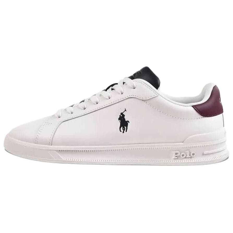 Кроссовки Polo Ralph Lauren Heritage Court II Low Топ Скейтборд Обувь Мужская Белая - изображение 1
