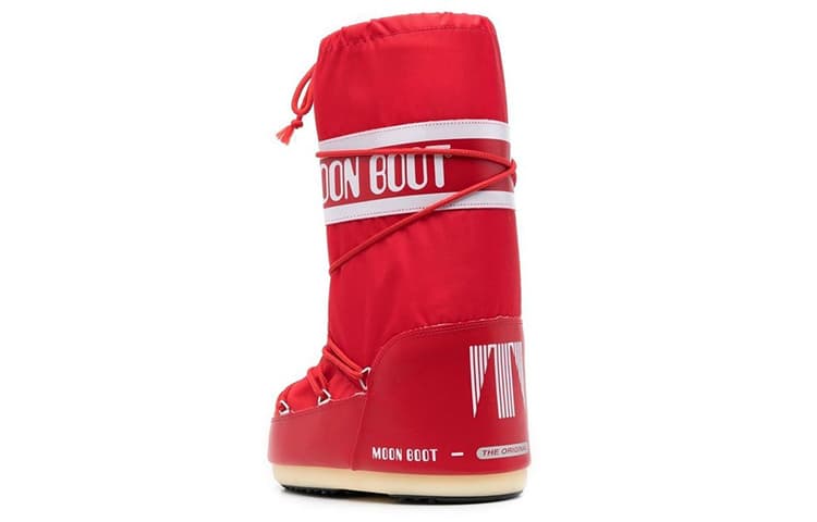 Ботинки зимние Moon Boot Lace-Up Mid Snow Boots Red - изображение 3