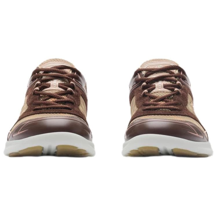 Кроссовки Burberry Matri Low Top Повседневная Обувь Женская Коричневая - изображение 3