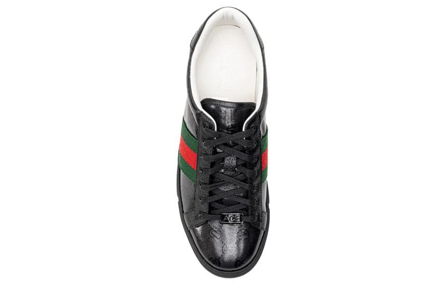 Кроссовки Gucci Low Top Sneakers Black - изображение 4