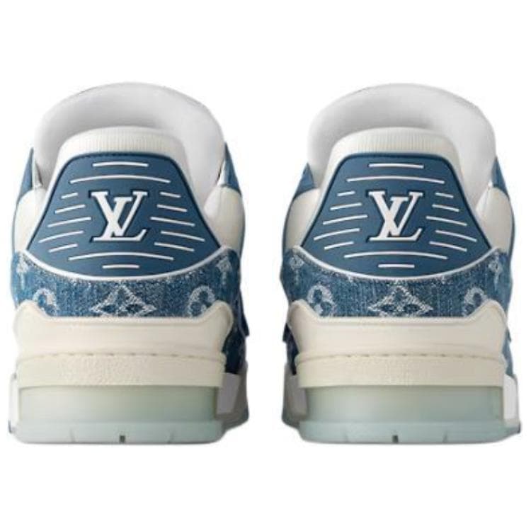 Кроссовки LOUIS VUITTON Trainer Blue White - изображение 7