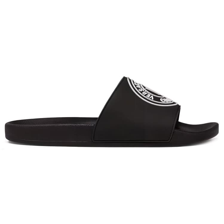 Сандалии Versace Jeans Rubber Flat Slide Black - изображение 2