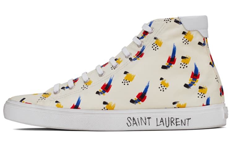 Кеды SAINT LAURENT Malibu Coup De Pinceau - изображение 1