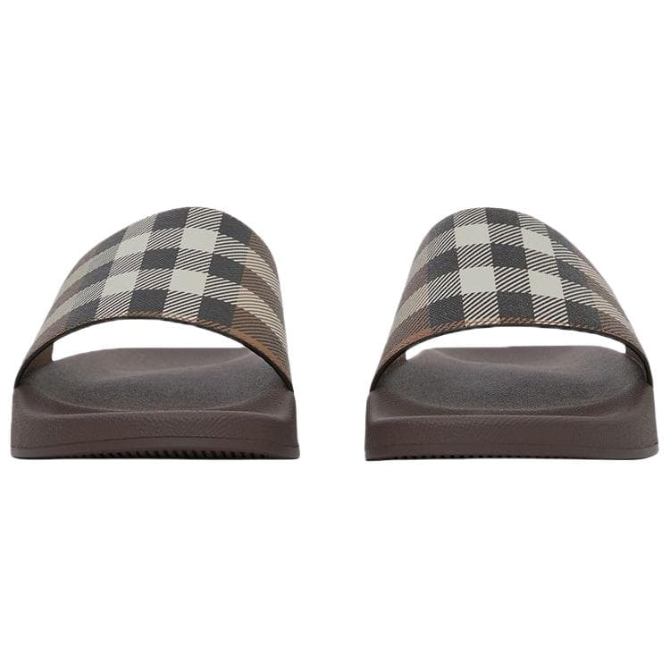 Сандалии Burberry Slides Brown - изображение 3