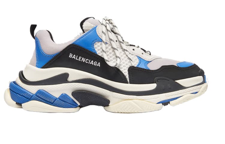 Кроссовки Balenciaga Triple S White Blue - изображение 2