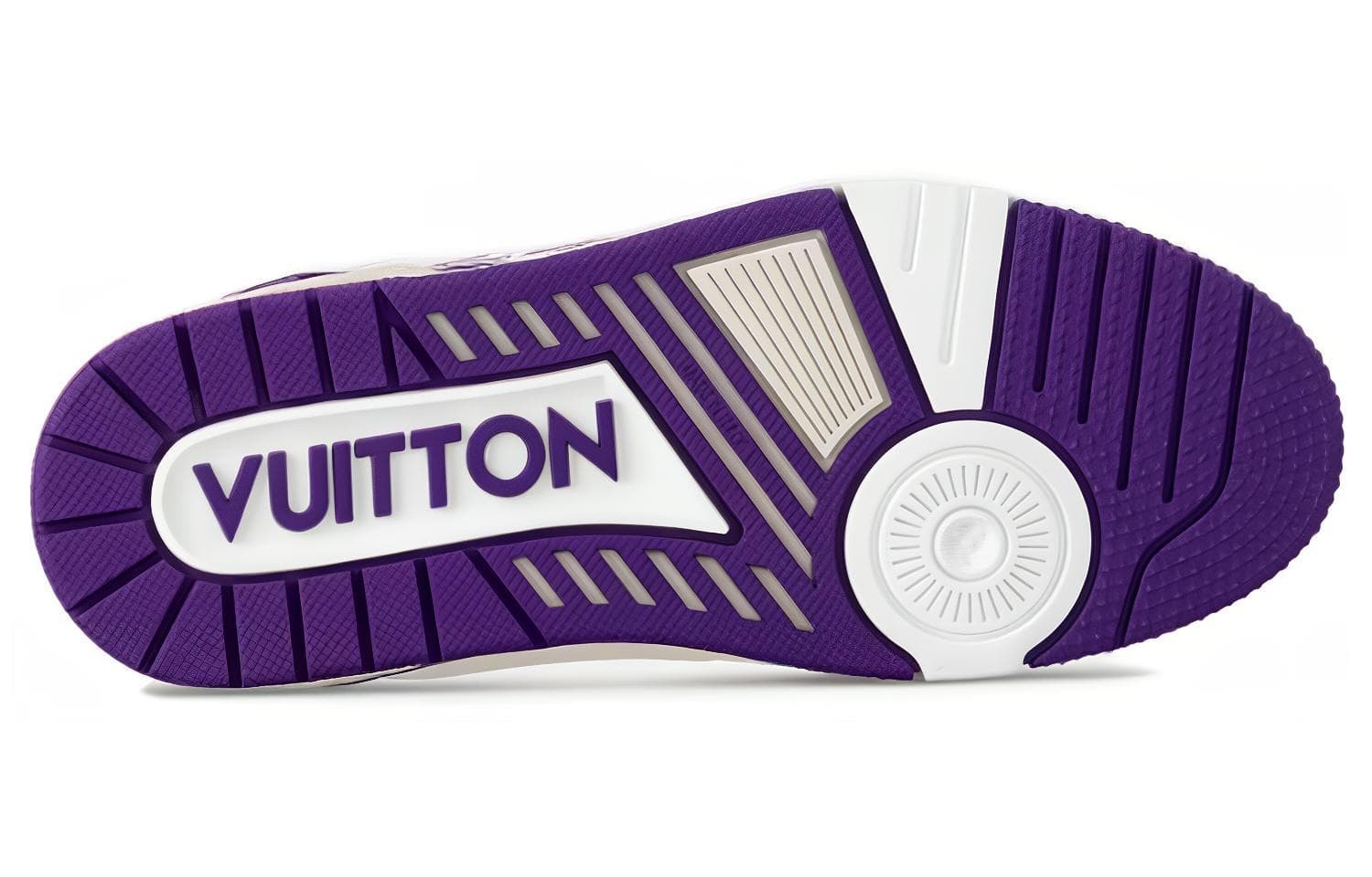 Кроссовки Louis Vuitton Trainer Low Purple White - изображение 5