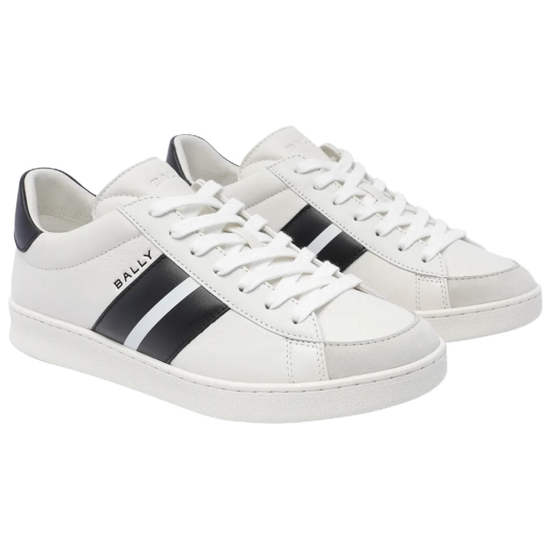 Кроссовки BALLY Tyger Low Скейтборд Обувь Мужская Белая - изображение 3