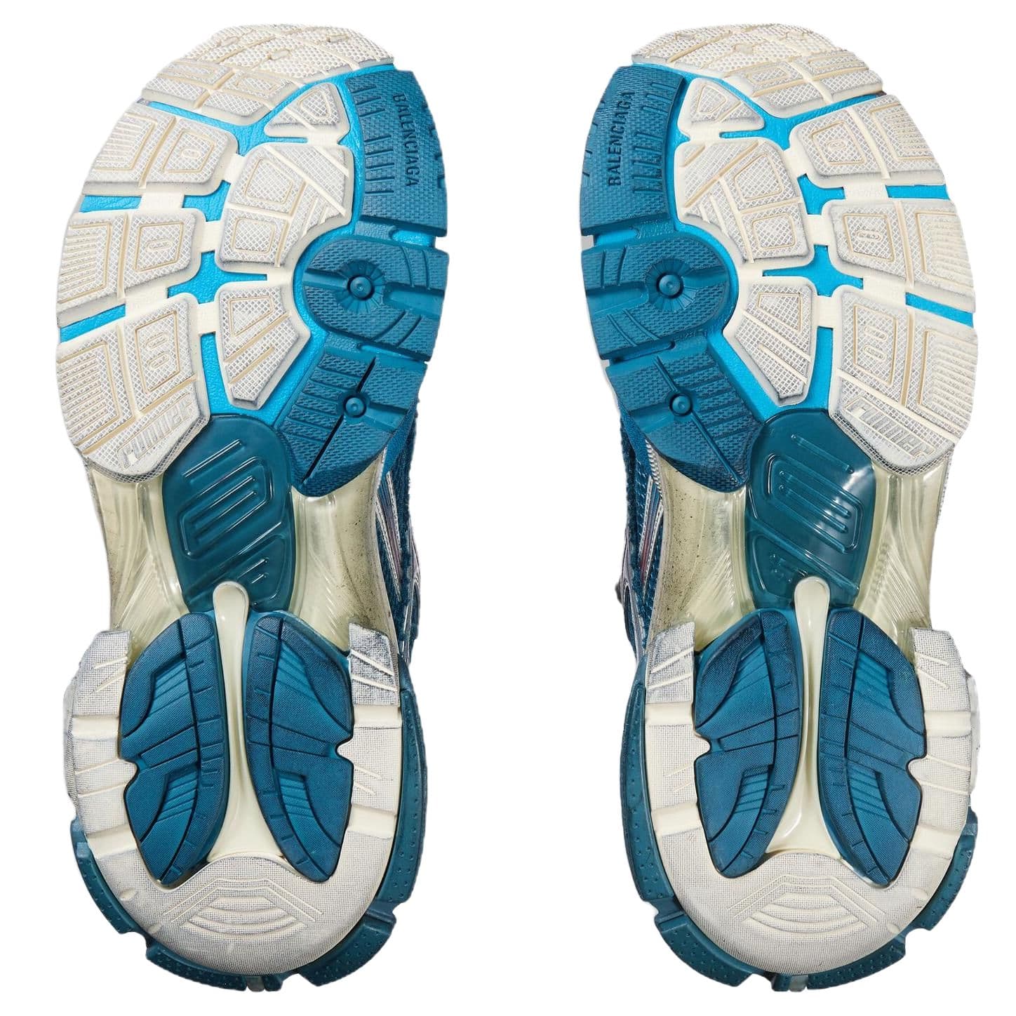 Кроссовки Balenciaga Runner Marathon Low Top Повседневная обувь Мужская Синяя - изображение 7