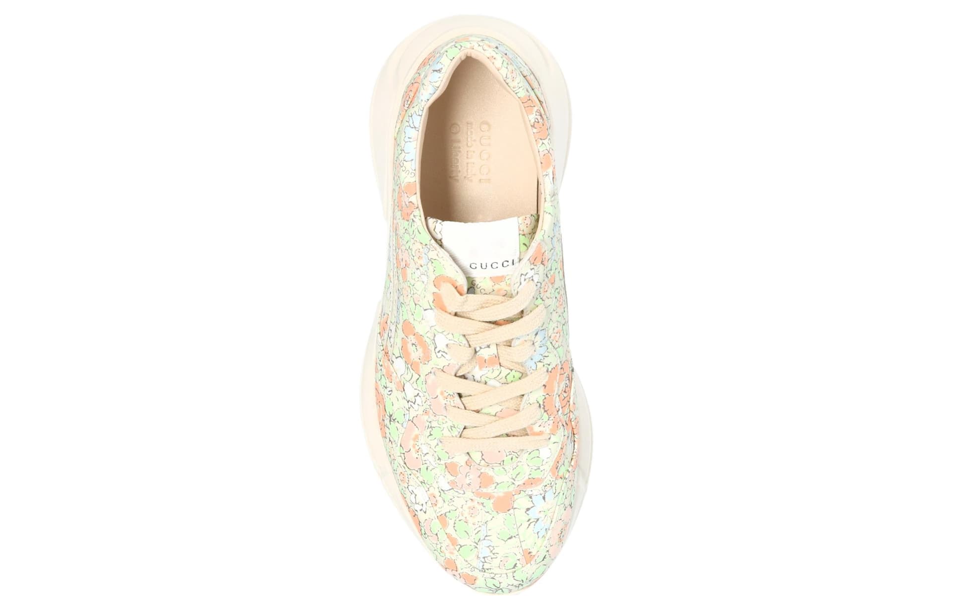 Кроссовки Gucci Rhyton Liberty London Mint - изображение 5