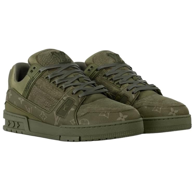 Кроссовки Louis Vuitton Trainer Green - изображение 3