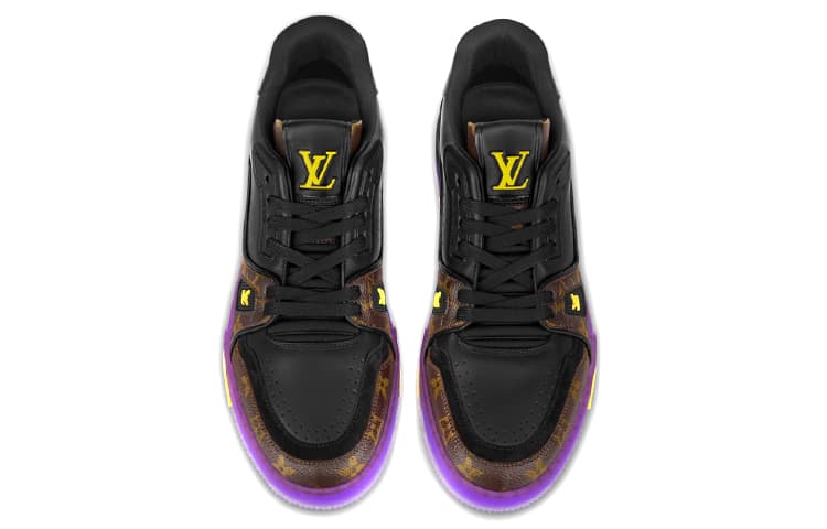 Кроссовки Louis Vuitton Trainer Lakers Colorway - изображение 4