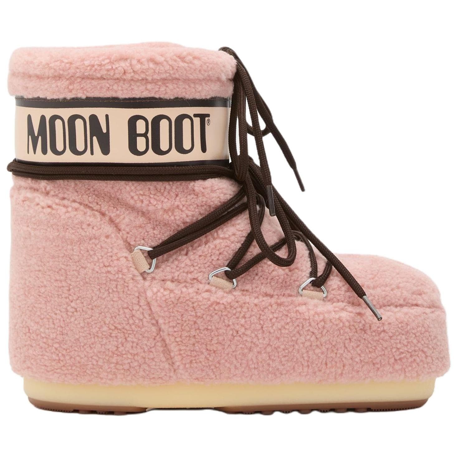 Ботинки зимние MOON BOOT Stivale Короткий Сноубутсы Унисекс Розовый - изображение 2