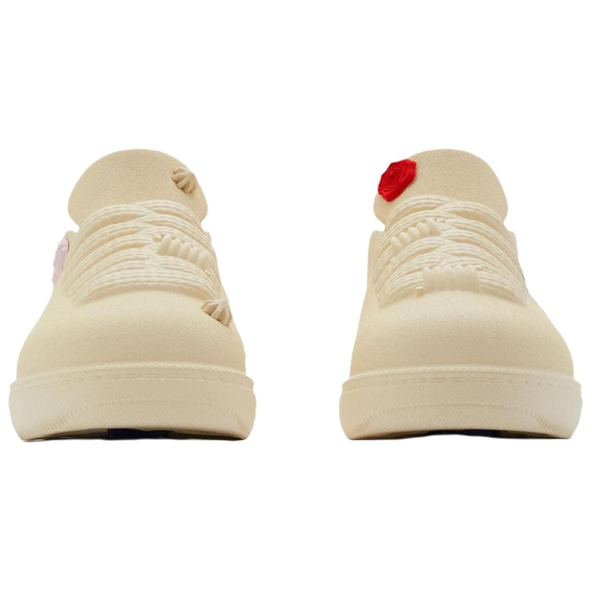 Кроссовки Burberry Bubble Low Top Скейтборд Обувь Женская Светло-Желтая - изображение 3
