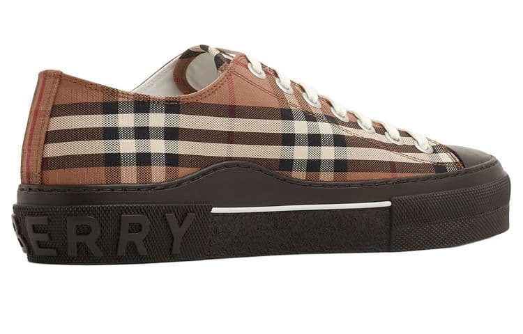 Кеды Burberry Vintage Low Top Sneakers Brown - изображение 4