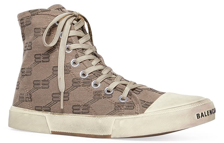 Кеды Balenciaga Paris High Top Brown - изображение 2
