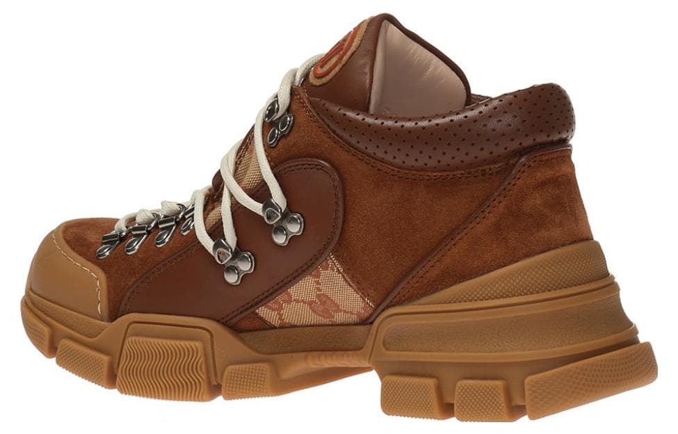 Кроссовки Gucci Flashtrek Brown - изображение 3