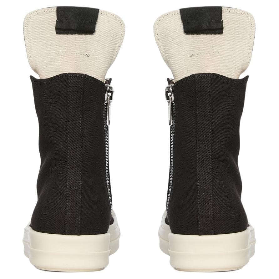 Кроссовки Rick Owens DRKSHDW Round Toe Zip High Top Sneakers Black - изображение 5