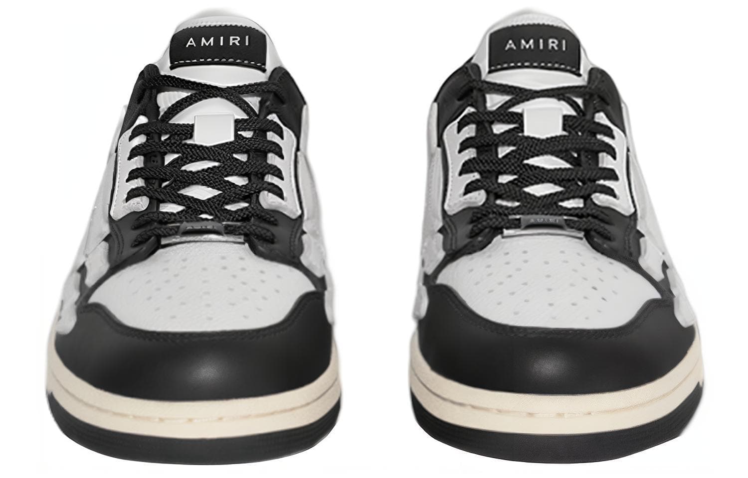 Кроссовки AMIRI Bone Low Top White Black - изображение 3