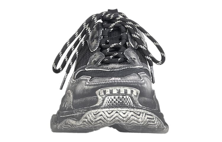 Кроссовки Balenciaga Triple S Black Grey - изображение 3