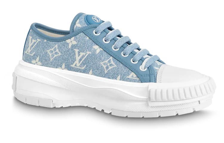 Кроссовки Louis Vuitton Squad Denim Low Blue - изображение 2