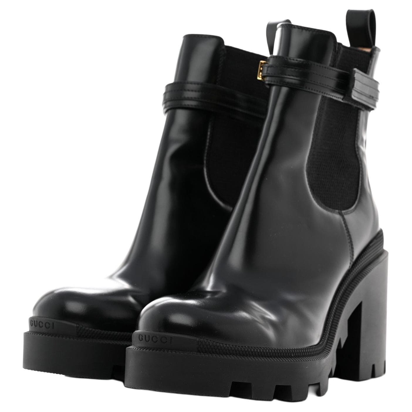 Ботинки челси Gucci Chelsea Boots Black - изображение 3