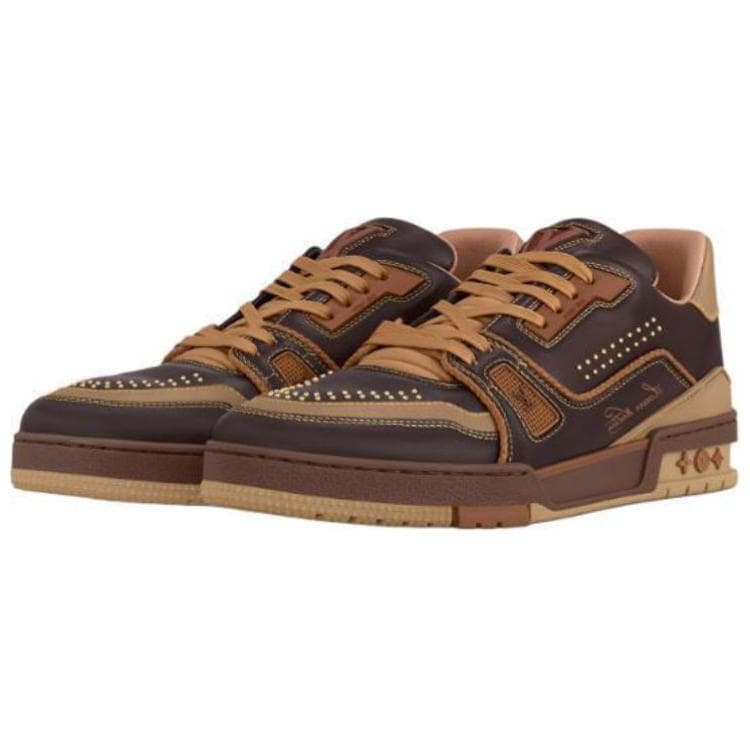 Кроссовки Louis Vuitton Trainer Brown - изображение 3