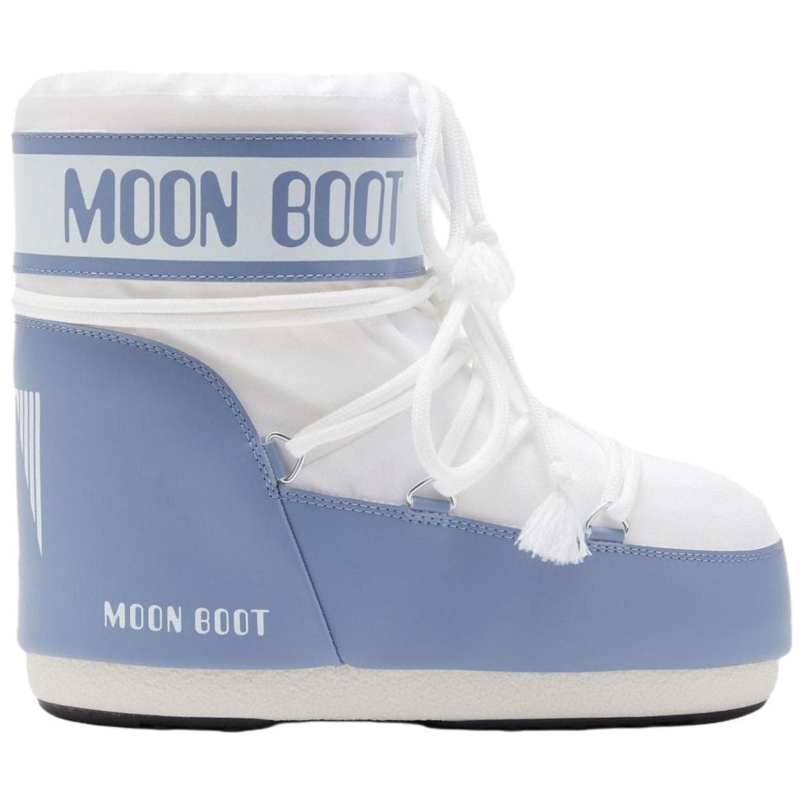 Ботинки зимние MOON BOOT ICON Термостойкие Короткие Сноубутсы Унисекс Синий Белый - изображение 2