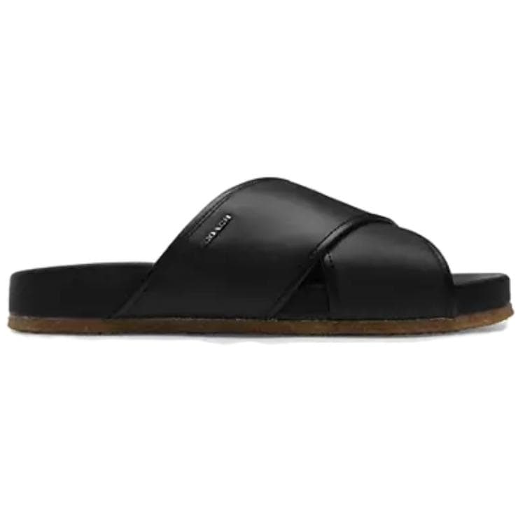 Сандалии Coach Cross Strap Slide Black - изображение 5