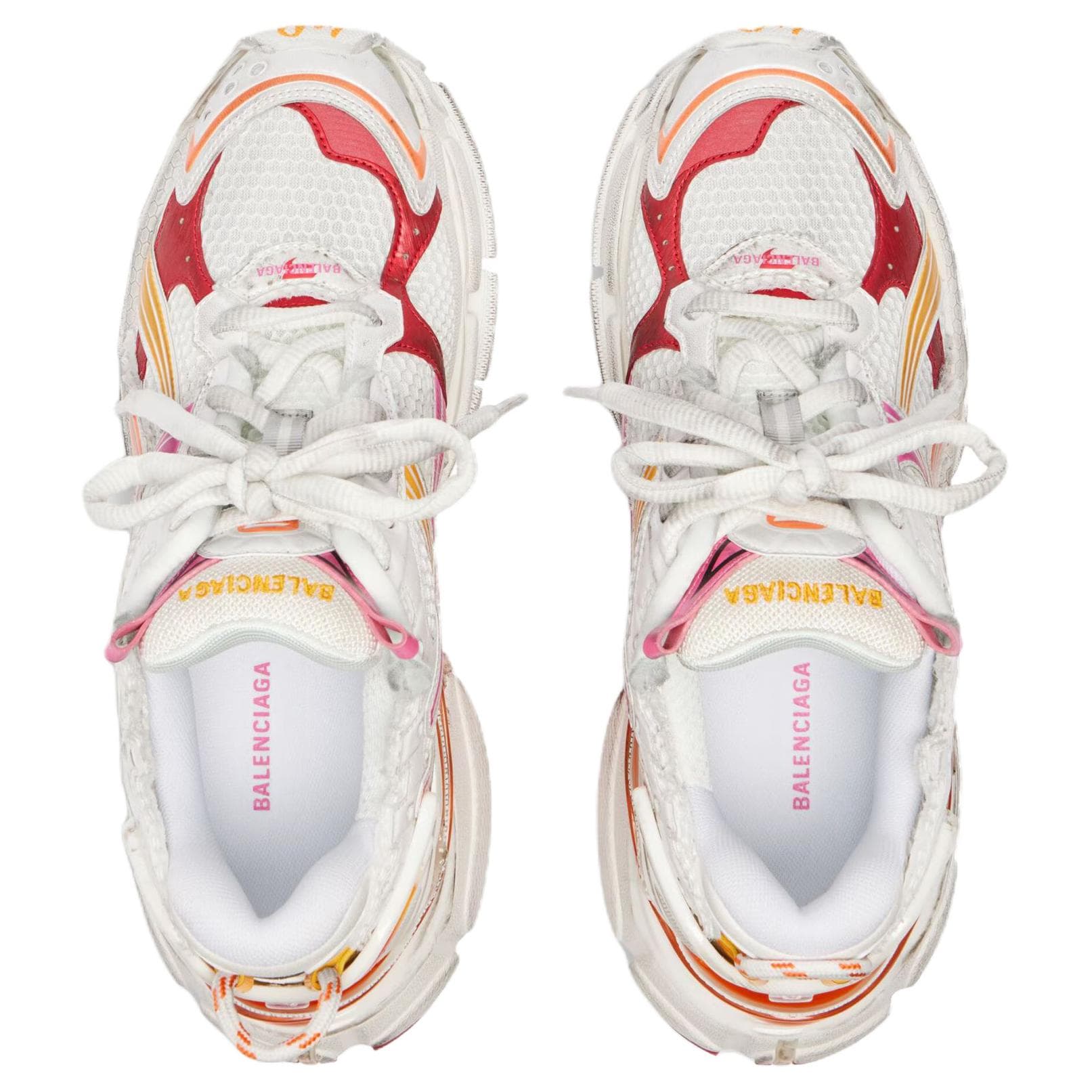 Кроссовки Balenciaga Runner Low Топ Массивные Кроссовки Мужские Белые - изображение 5