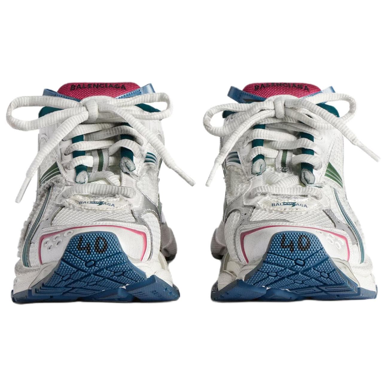 Кроссовки Balenciaga Runner Low Топ Массивные кроссовки Женские Белые - изображение 4