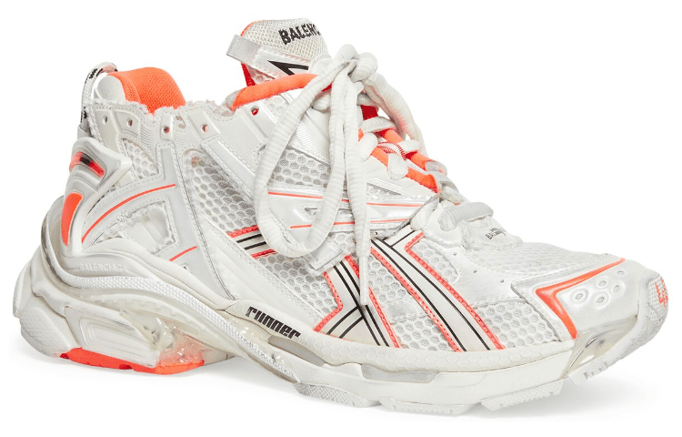 Кроссовки Balenciaga Runner White Orange - изображение 3