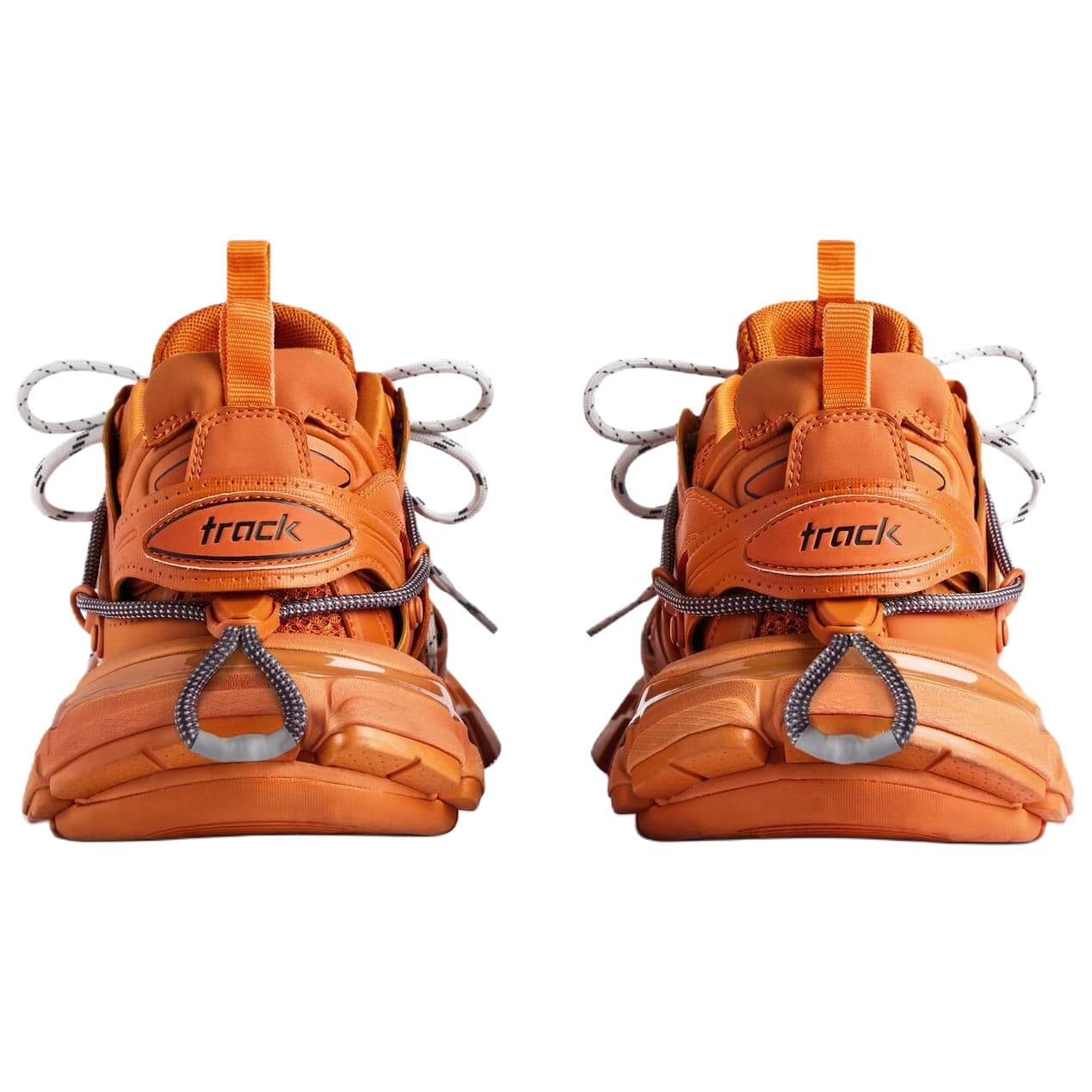 Кроссовки Balenciaga Track 1,0 Trail Шнурки Низкий Топ Повседневная Обувь Мужская Оранжевая - изображение 6