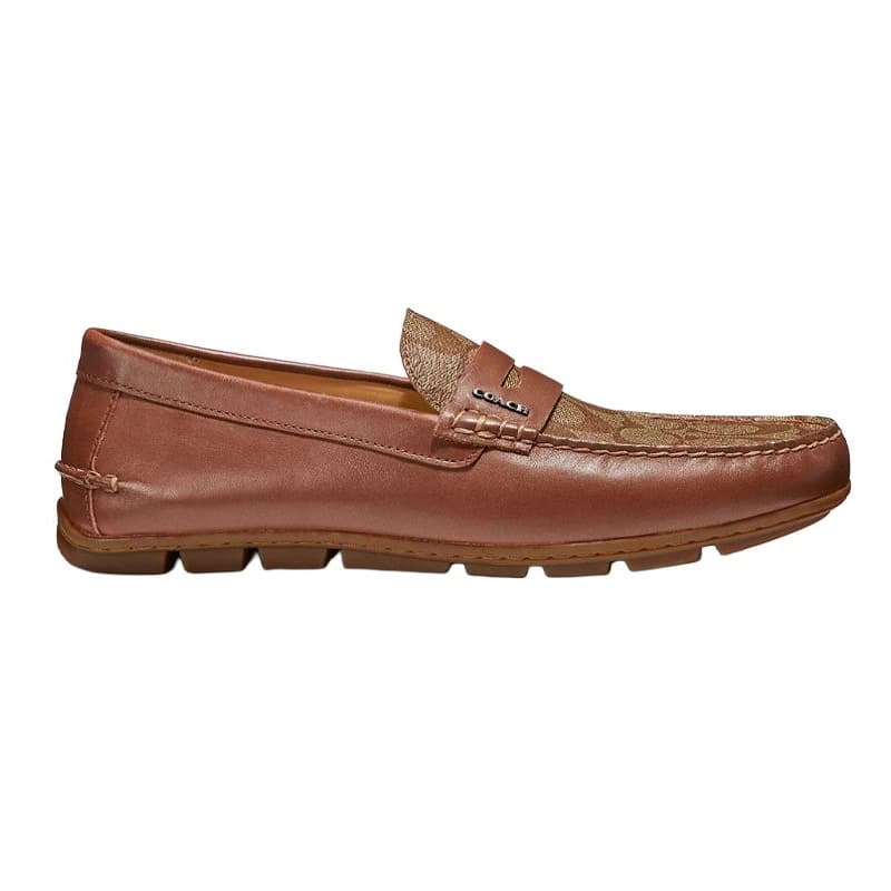 Ботинки Coach Signature Coated Canvas Leather Brown - изображение 2
