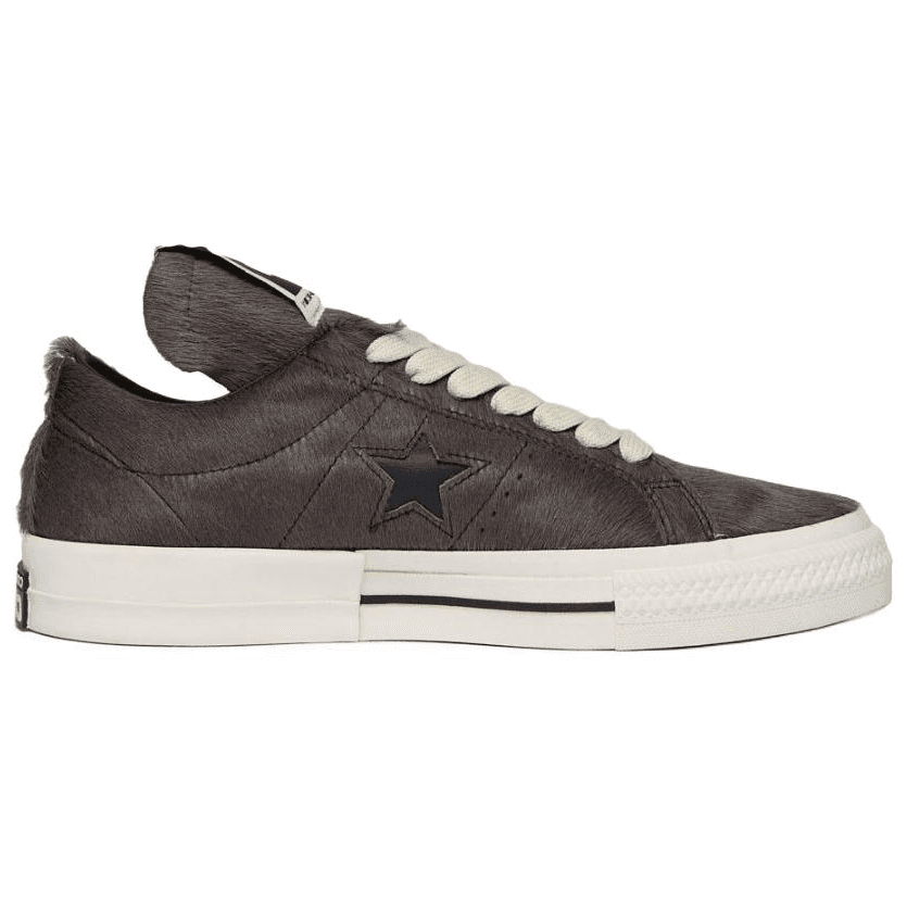 Кроссовки Rick Owens DRKSHDW HO25 ONESTR X Конверс Коллаборация Onestr Low Скейтборд Обувь Унисекс Темно-Серый - изображение 2