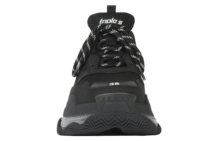 Кроссовки Balenciaga Triple S Clear Sole Black - изображение 3