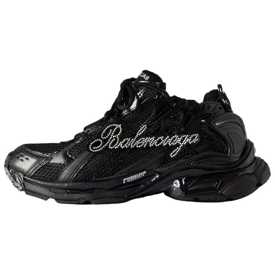 Кроссовки Balenciaga Runner Low Топ Массивные Кроссовки Мужские Черные - изображение 1