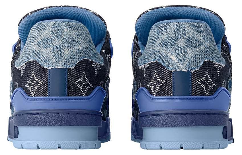 Кроссовки LOUIS VUITTON Trainer Blue - изображение 4
