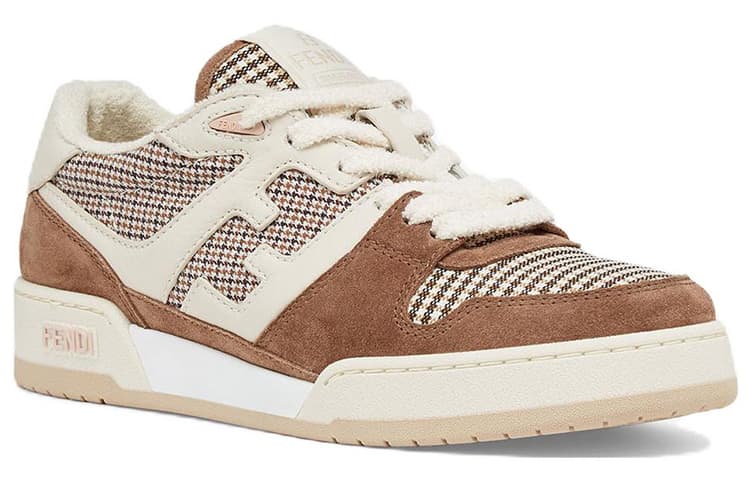 Кроссовки Fendi Match White Brown - изображение 2