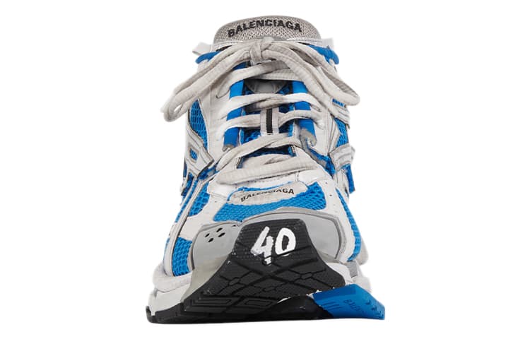 Кроссовки Balenciaga Runner Blue White - изображение 3