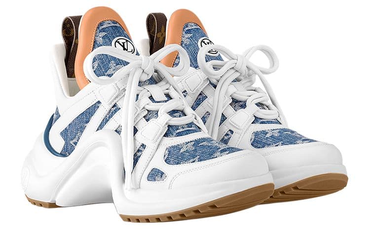 Кроссовки Louis Vuitton Archlight 1.0 White Blue - изображение 3